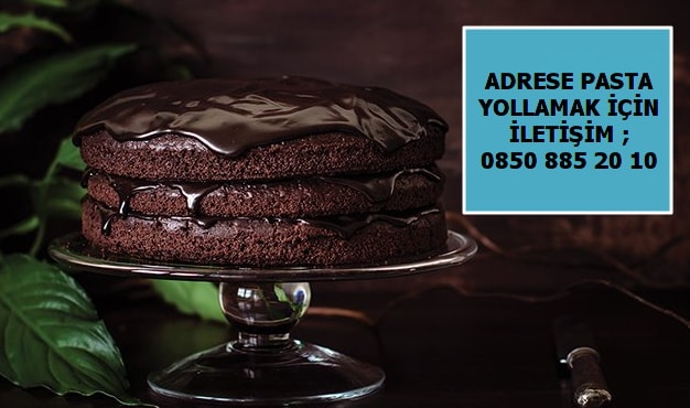 Vişneli Çikolatalı Baton yaş pasta doğum günü yaş pasta